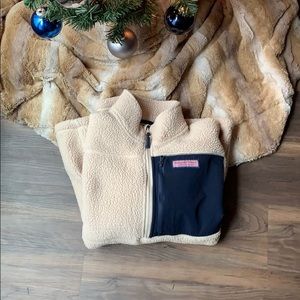 Vineyard Vines Sherpa Quarter Zip NWOT